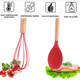 thumbnail image 3 of herramientas de cocina de madera resistentes al calor, sin BPA, utensilios antiadherentes para hornear, cocinar y mezclar., 3 of 5