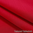 thumbnail image 2 of SASTYBALE Christmas Tablecloth Rectangle Waterproof Wrinkle Fee Textured Fabric Table Cloth, Soft Faux Linen Table Cover for Xmas, Holiday, Winter, Party, Banquet (60 x 120 Inch Rectangular, Red), 2 of 7
