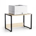 thumbnail image 2 of Ktaxon 1- Tier Printer Stand, Desktop Printer Shelf  Save Space with Storage , Oak, 2 of 10