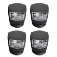 thumbnail image 3 of 4x 3 modos impermeable bicicleta LED luces de advertencia bicicleta silicona linterna, 3 of 8