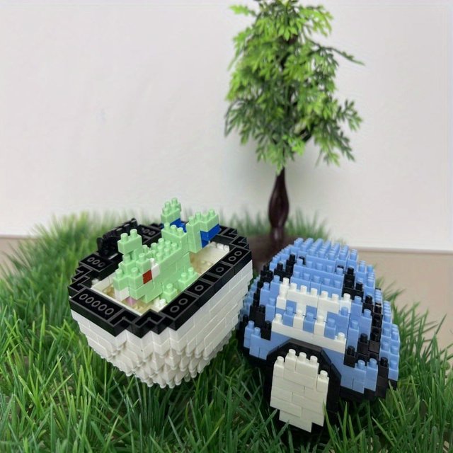 500+pcs New Anime Ball Building Blocks Small Mini Assembled Educational Toys Boy Toys