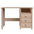thumbnail image 3 of From the Tree Furniture Solid Wood Desk with Drawers – Compact Study Desk for Kids & Adults, Space-Saving Home Office Writing Table, Real Pine Construction, 3 of 9