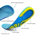 thumbnail image 2 of Silicone Gel Soft Sport Shoe Insole Non-Slip Massaging Insoles Orthopedic Foot Care For Feet Shoes Sole Shock Absorption Pad New, 2 of 6