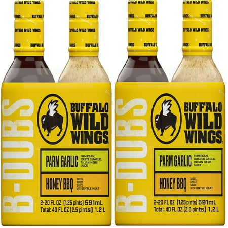 Buffalo Wild Wings Sauce (20 oz,pack of 4 ) , Fresh Till Packaged