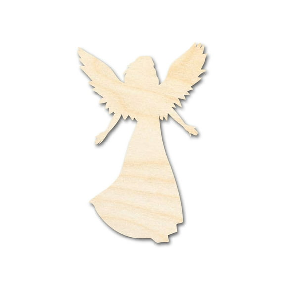 Unfinished Wood Virgo Angel Shape - Zodiac Craft - up to 46" 20" / 1/8"