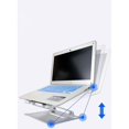 thumbnail image 2 of Vaskey Support pour Ordinateur Portable en Alliage d'Aluminium Pliable dissipation de Chaleur Support de Rangement Réglable Argent, 2 of 7