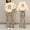 Beige, variant on Amidoa Girls Sweatsuits 2pcs Sets Floral Print Fall Winter Clothes Cute Casual Fleece Sweatshirt and Slightly Flared Sweatpants Back to School Outfits Black Size 11-12 Years