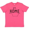 thumbnail image 3 of Inktastic It's Home- State of Iowa  Outline Distressed Text Youth T-Shirt, 3 of 5