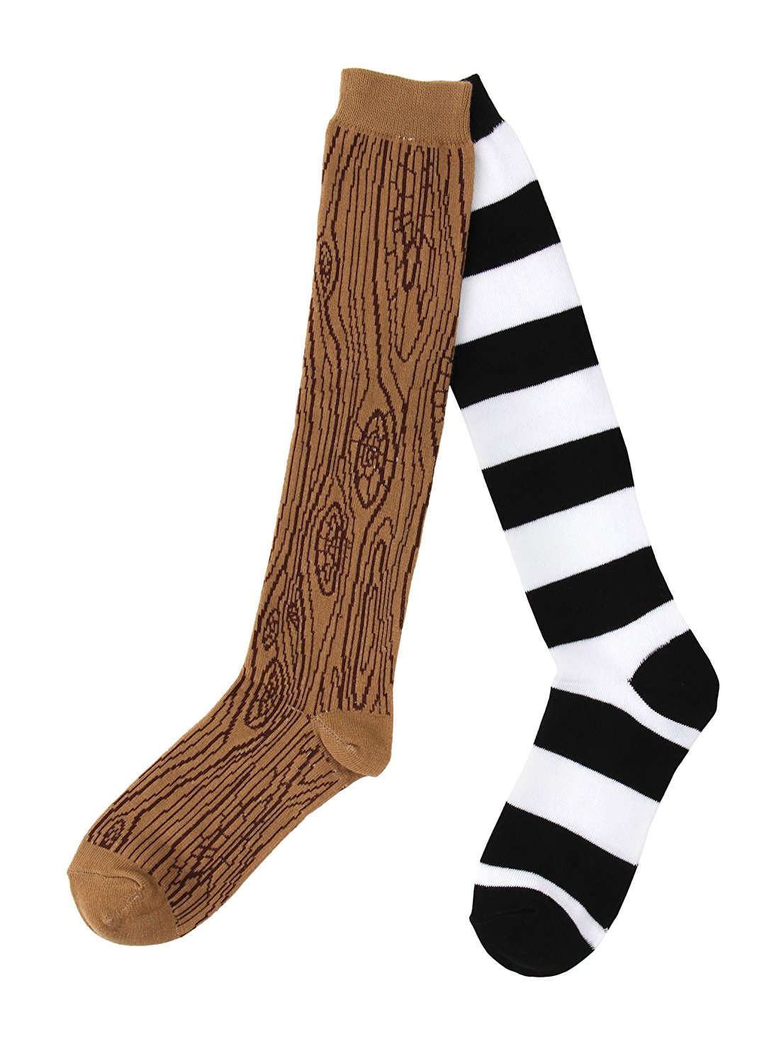 Mismatched Pirate Knee High Socks, Size Standard By elope Walmart