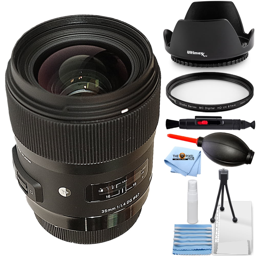 Sigma 35mm F 1 4 Dg Hsm Art Lens For Nikon Dslr Cameras 340 306 Starter Bundle With Tulip Hood Lens Uv Filter Cleaning Pen Blower Microfiber Cloth And Cleaning Kit Walmart Com Walmart Com