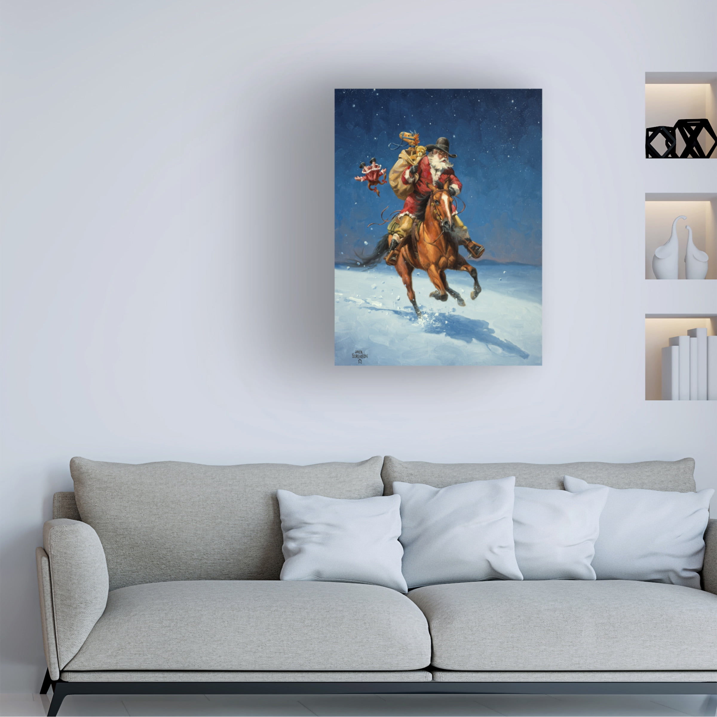 Jack Sorenson 'Midnight Rider' Canvas Art