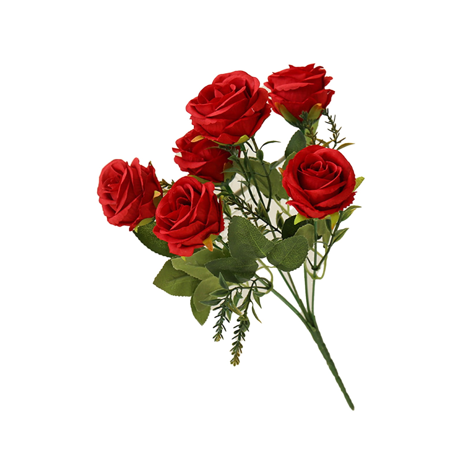 Hadanceo Art Flower Display Delicate 1 Bunch Fine Texture Artificial