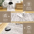 thumbnail image 4 of HOMERRY Area Rugs 8' x 10' Area Rug for Living Room Modern Geometric Washable Bedroom Non-Slip Carpet for Home Decor, Brown, 4 of 6