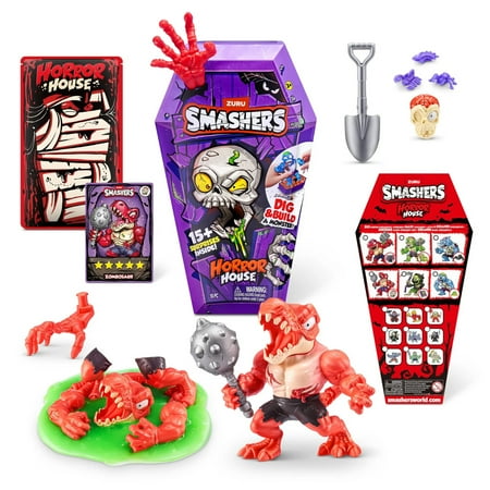 ZURU Smashers Mega Horror House Series 1 Large Size Interactive Toy Adventure Archaeology Excavation Treasure Chest Tricky Toys