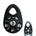 thumbnail image 5 of Climbing Fixed Plate Micro Pulley 28KN General Purpose Small Metal Single Sheave Hauling Pulley for Rock Climbing Aloft Work Rappelling Rescue, 5 of 8