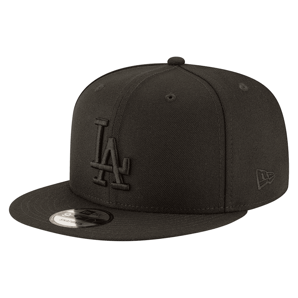 Men's New Era Black Los Angeles Dodgers 2024/25 Back-to-Back Champions Circle Side Patch 9FIFTY Snapback Hat