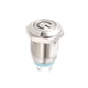 thumbnail image 4 of Interruptor de botón metálico momentáneo Uxcell cabeza plana 12mm diámetro de montaje 1NO 3-6V luz LED azul, 4 of 5