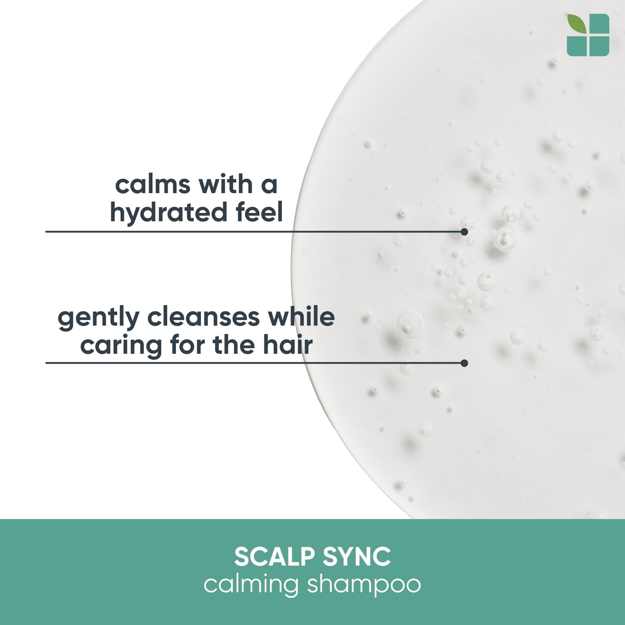 Biolage Scalp Sync Calming Shampoo | Calms & Hydrates Dry or Irritated Scalp | Paraben & Silicone Free | For Sensitivity Control | Vegan & Cruelty Free | Salon Shampoo C31