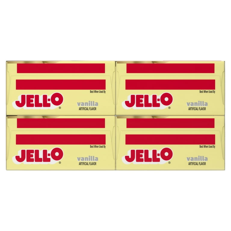 Jell-O Vanilla Instant Pudding & Pie Filling Mix Value Pack, 4 ct