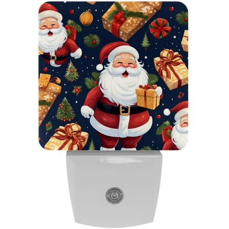 

Santa Claus LED Square Night Light - Energy Efficient and Stylish Illumination for Bedrooms and Hallways - 200 Characters