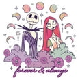 thumbnail image 2 of Men's The Nightmare Before Christmas Jack and Sandy Forever & Always  Graphic T-Shirt, 2 of 5