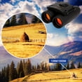 thumbnail image 2 of 30x60 Day Low Light Night Visible Binoculars Mini Pocket Binoculars Foldable Waterproof Small Telescope with Carry Bag for Kids Adults Travel Birthday Christmas Gift, 2 of 8