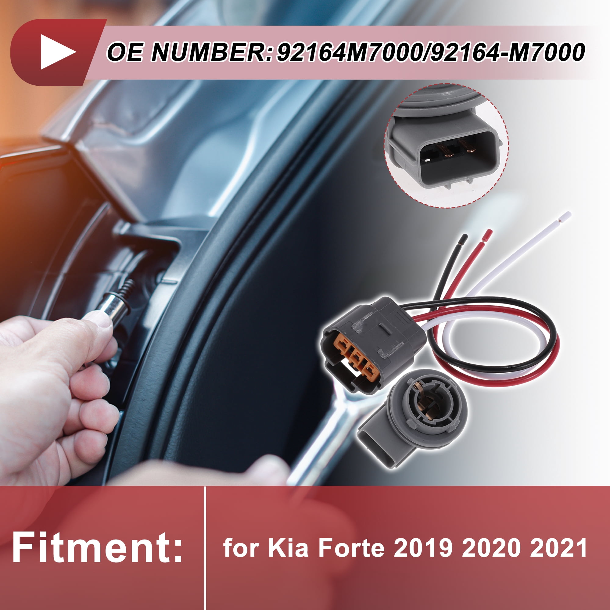 Unique Bargains Turn Signal Light Socket Wiring for Kia Forte 2019 2020 2021
