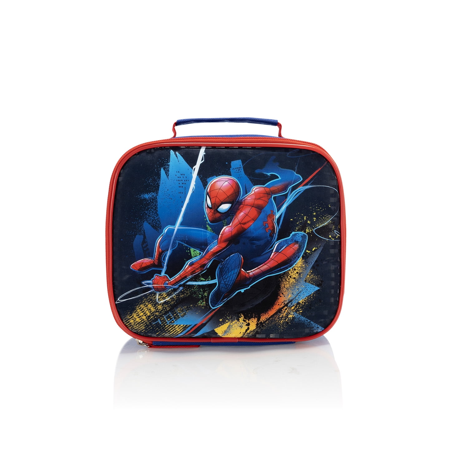 Marvel Kids Spider-man 2pc (Backpack & Lunch Bag) Set (M-EST-SM05-25BTS), Spider-man 2pc Set
