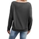 thumbnail image 2 of Camiseta de cuello inclinado con estampado de Halloween de manga larga estilo otoño para mujer Top sexy Fridja hj2535, 2 of 4