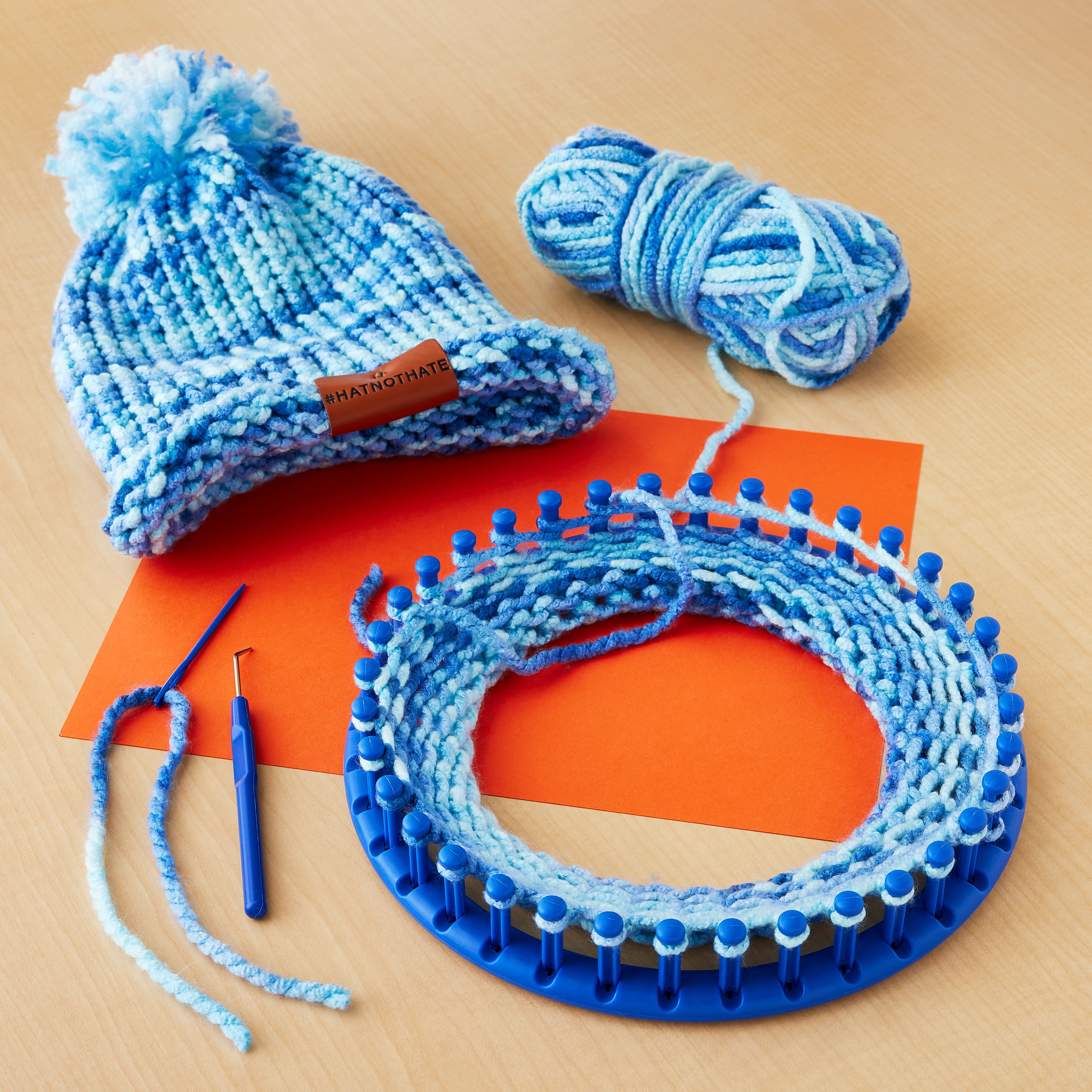 Anti-bullying Quick Knit Hat Loom Kit for all ages 