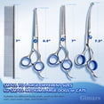 thumbnail image 2 of Tijeras de aseo Gimars Professional 5 en 1 para perros, 2 of 7