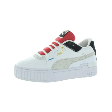Puma Womens Cali Sport WH Wn's Leather Walking Shoes White 10 Medium (B,M)