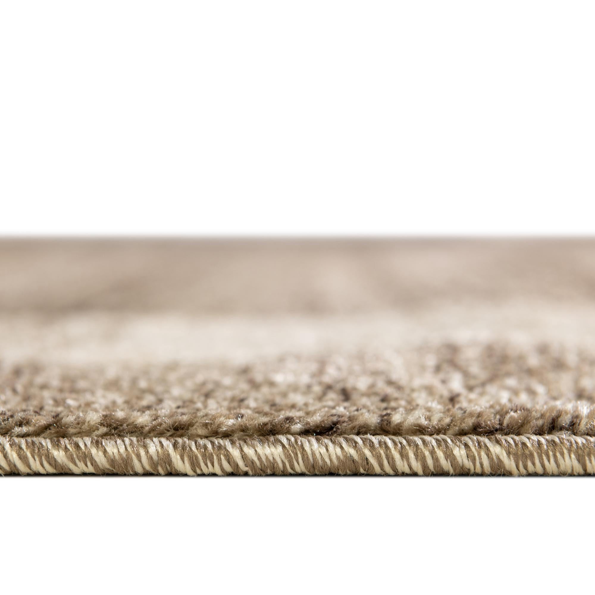 Rugs.com Angelica Collection Rug – 10' x 13' Light Brown Medium Rug Perfect For Living Rooms, Large Dining Rooms, Open Floorplans