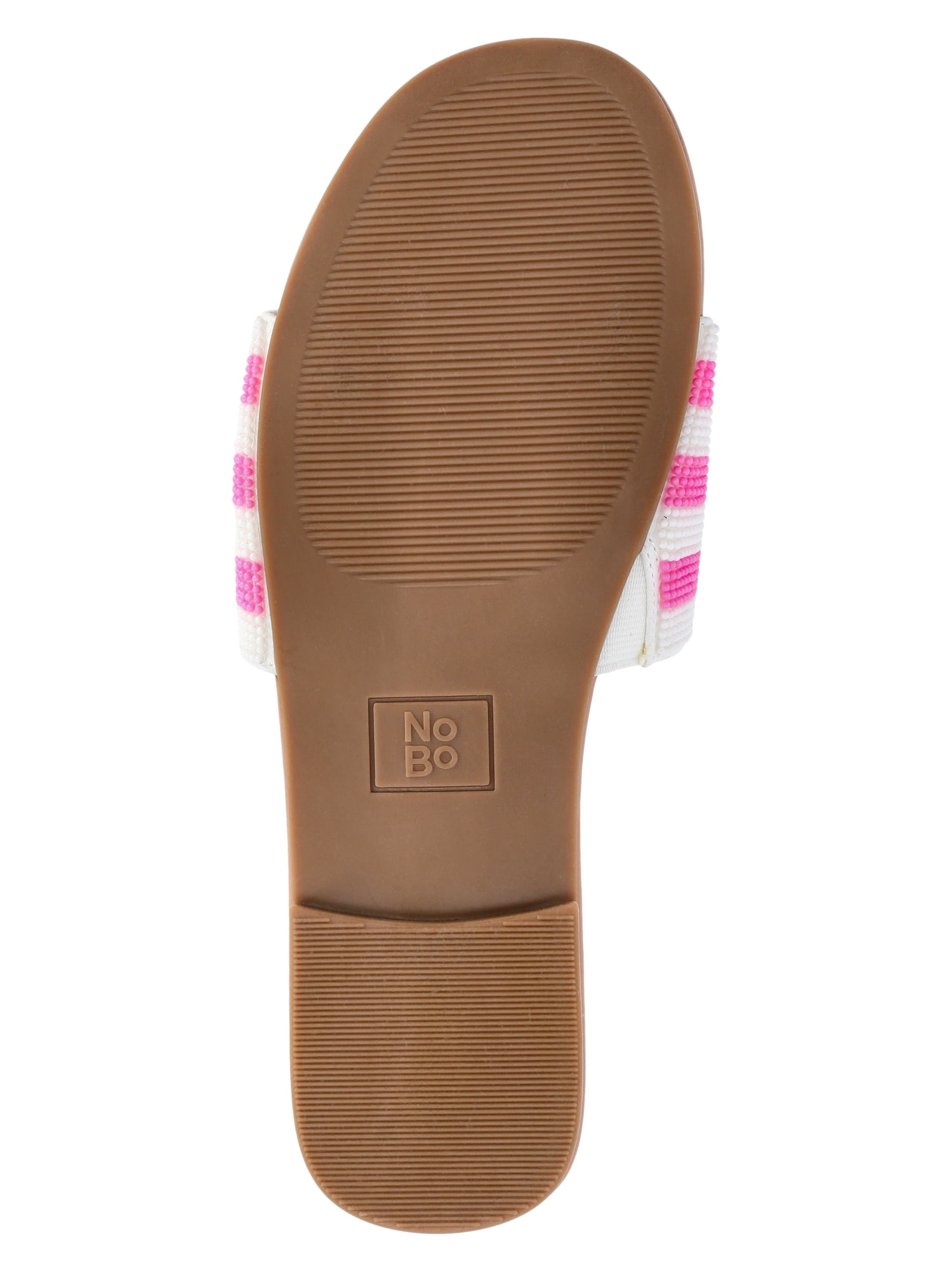 No Boundaries Women's Beaded Slide Sandals