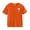 Orange, variant on Ruyang Boys Short Sleeve Shirts Hawaiian Beach Sport Casual Crew Neck Tshirts Tops Cute Loose Fit Soft Cotton Tees Clothes