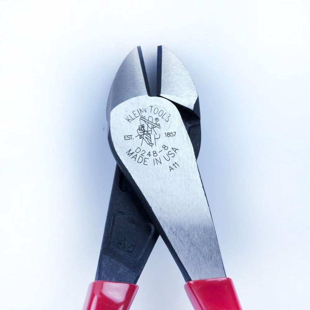 Klein Tools D248-8 Diagonal Cutting Pliers High Leverage