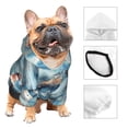 thumbnail image 3 of Fotbe Sea Marine And Lighthouse Sudadera con Estampado para Perros Pequeños – Suéter con Capucha para Mascotas, Tela Suave de Forro Polar con Bolsillo-Medium, 3 of 7