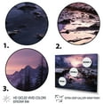 thumbnail image 3 of Designart "Arctic Twilight Alaska " Winter Landscape Floater Framed Wall Decor, 3 of 7