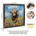 thumbnail image 2 of Highland Cow Wildflower Meadow Sky Wooden Sign Wall Plaque - Vintage Art Decoration, Wall Decoration - Ideal Gift For Home Decoration, Living Room, Bathroom, Bedroom, Garden, Dining, Bar, Cafe, Fes, 2 of 7