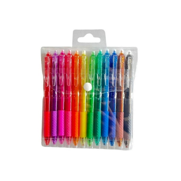 Multi-Color Erasable Gel Pen, 12 PCS Upgraded Fine Point 0.5mm Erasable Gel Pens