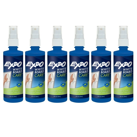 EXPO White Board Cleaner, 8 oz. Bottle, Pack of 6