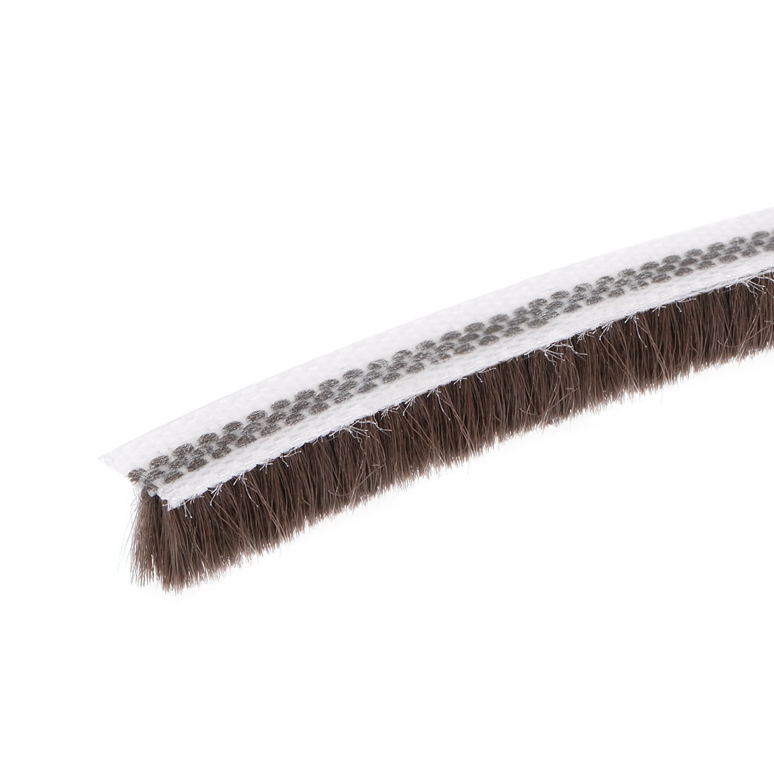 Unique Bargains Brush Weather Stripping Adhesive Felt Door Seal Strip Brown 7mmx8mm