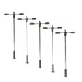 thumbnail image 2 of deevoka 5 Pieces Mini Street Posts Light Models Outdoor Pathway Lantern Posts Sand Table 8cmx3.3cm, 2 of 9