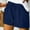 Blue, variant on Women Summer Shorts Trendy Casual Summer Drawstring Straight Short Beach Loose Elastic Waist Vacation Pants with Pocket