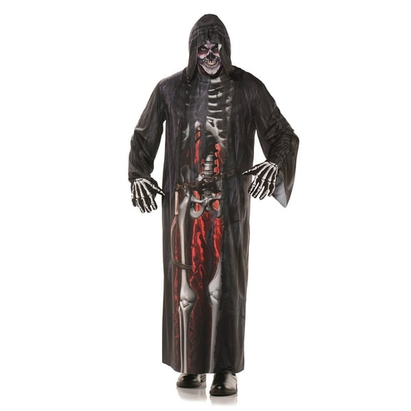 UNDERWRAPS Men's Grim Reaper Costume - Halloween Dress Up for Adults, Outfit for Themed Events, LARP Costumes, Cosplay Costumes