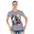 thumbnail image 4 of The Smurfs Kanji Peep The Drip Women's T Shirt Ladies Tee Brisco Brands L, 4 of 5