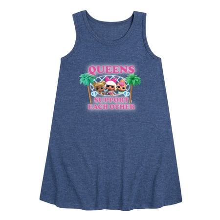 

Lol Surprise! - Queens Support Each Other - Toddler & Youth Girls A-line Dress