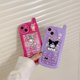 thumbnail image 3 of Funda de teléfono Kawaii Sanrio Kuromi My Melody, con lente todo incluido, Ip11/12Pro/13, regalo antisísmico y anticaída, 3 of 4