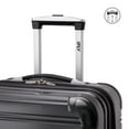 thumbnail image 3 of iFLY Hardside Fibertech 3 Piece Luggage Set, 20" Carry-on, 24" and 28" Checked Luggage, Black, 3 of 9
