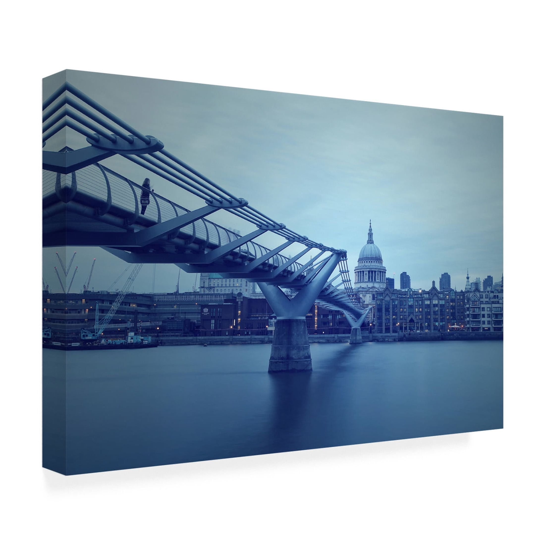 Canvas Wall Art - Ursula Rodgers 'Bridge Of Ghosts' Wall Art for Living Room, Bedroom, or Office Décor by Trademark Fine Art - 24 x 16 Inches